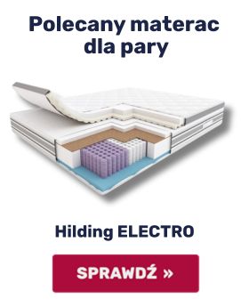 Polecany materac dla pary Hilding Electro
